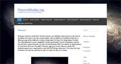 Desktop Screenshot of prayeroftheday.org